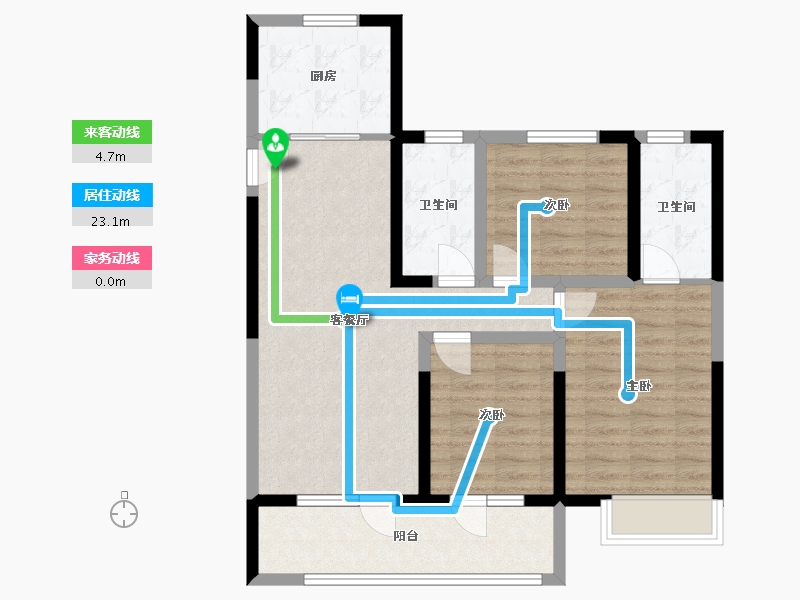 河北省-邢台市-保利云上-97.00-户型库-动静线