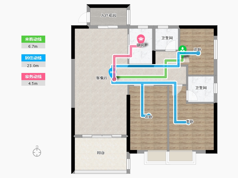 贵州省-黔东南苗族侗族自治州-常驰山与城-115.00-户型库-动静线