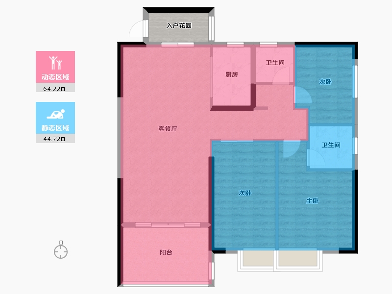 贵州省-黔东南苗族侗族自治州-常驰山与城-115.00-户型库-动静分区