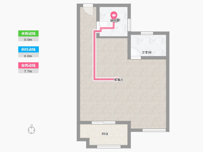 福建省-泉州市-洛江万盛凤凰城2期-60.00-户型库-动静线