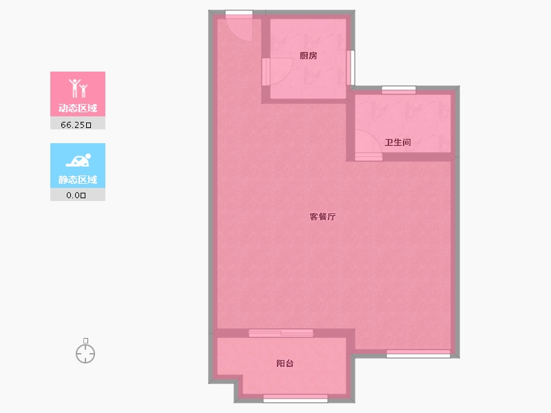 福建省-泉州市-洛江万盛凤凰城2期-60.00-户型库-动静分区