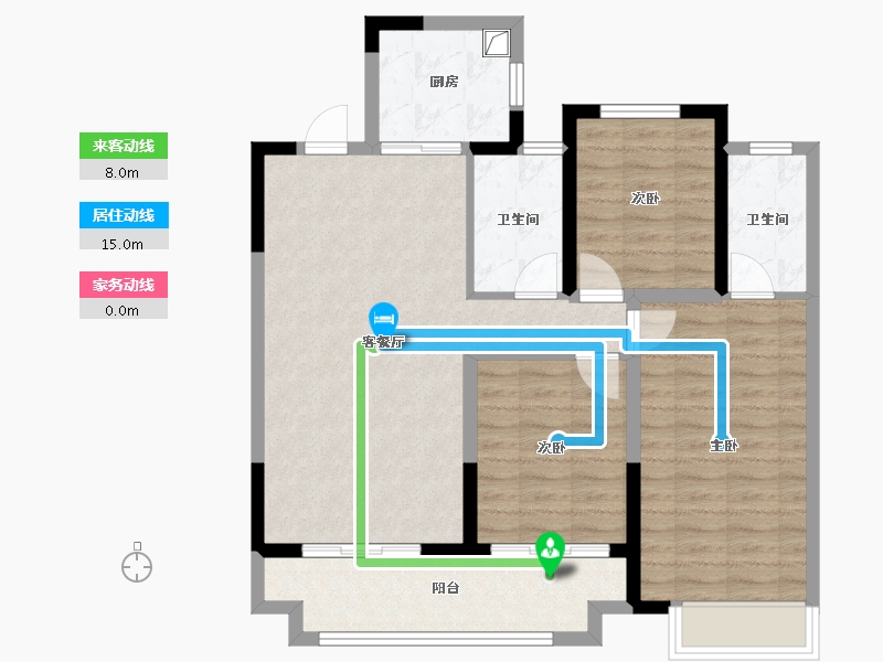 山西省-晋中市-良硕IN时代-100.00-户型库-动静线