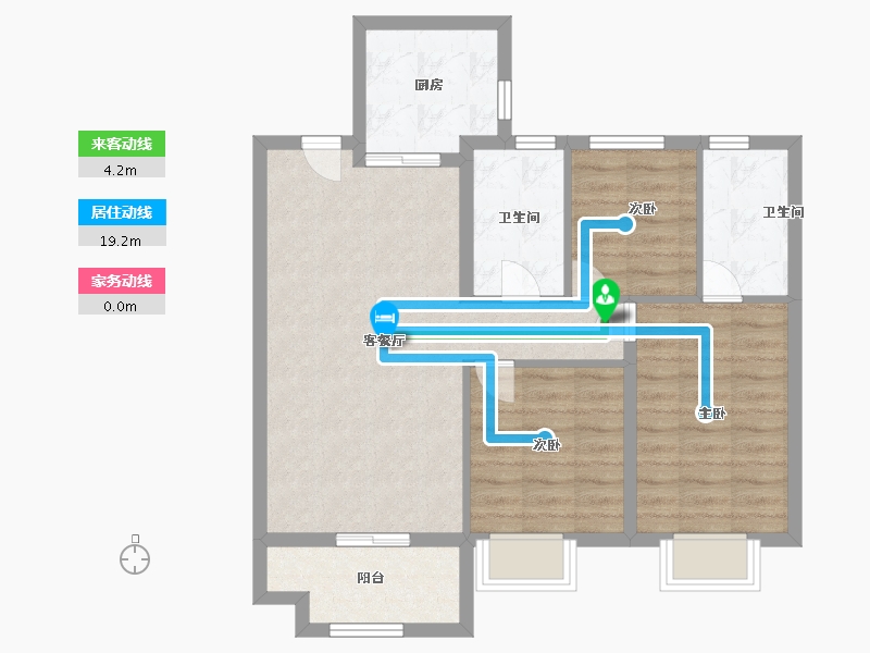 江西省-南昌市-保利紫云-76.50-户型库-动静线