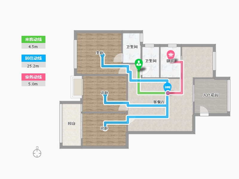 江西省-上饶市-公园道一号-120.00-户型库-动静线