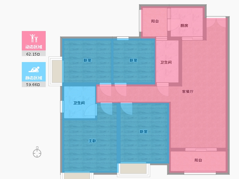 贵州省-黔东南苗族侗族自治州-山语城-109.00-户型库-动静分区