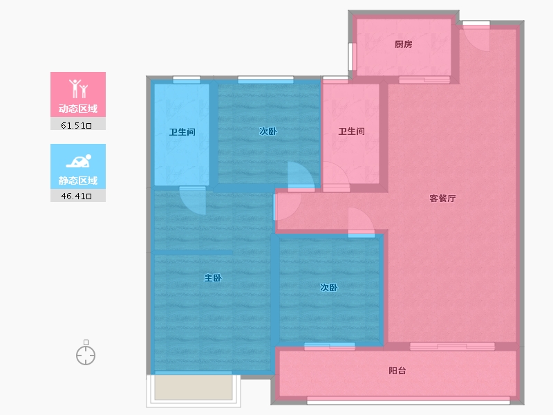 河南省-周口市-一峰梦想城-97.00-户型库-动静分区