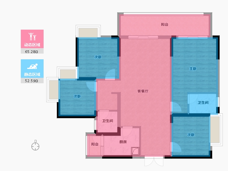 四川省-巴中市-印江洲-120.00-户型库-动静分区