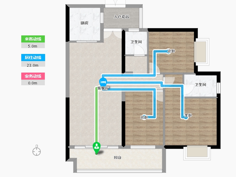 广西壮族自治区-南宁市-粮食局-125.14-户型库-动静线