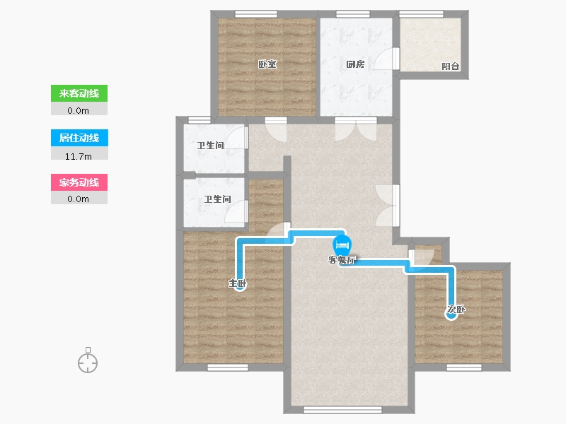 山东省-潍坊市-圣菲漫步-100.00-户型库-动静线