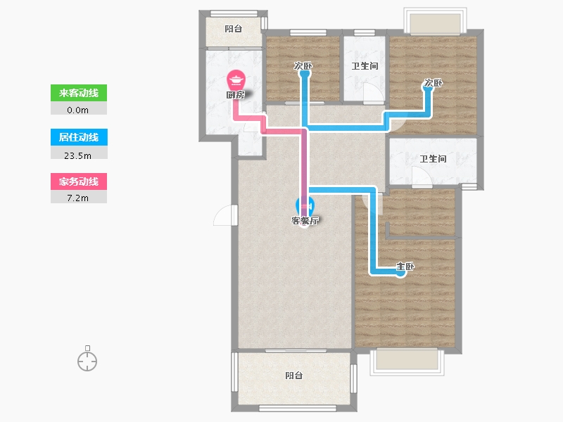 四川省-成都市-上林西江国际社区-114.00-户型库-动静线