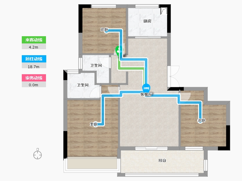 浙江省-衢州市-志城江山赋-85.88-户型库-动静线