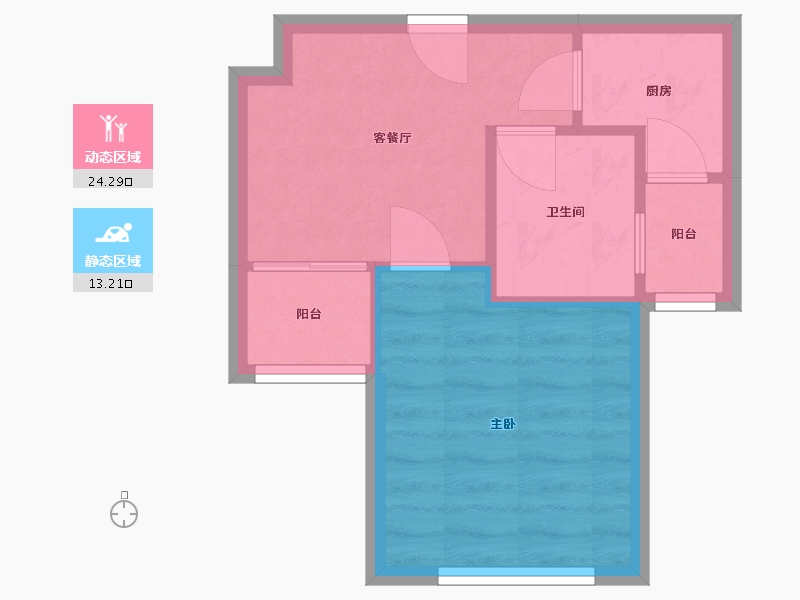 上海-上海市-三林新村-北区-38.72-户型库-动静分区