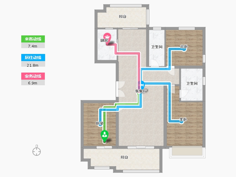 河北省-石家庄市-金盛悦府-110.00-户型库-动静线