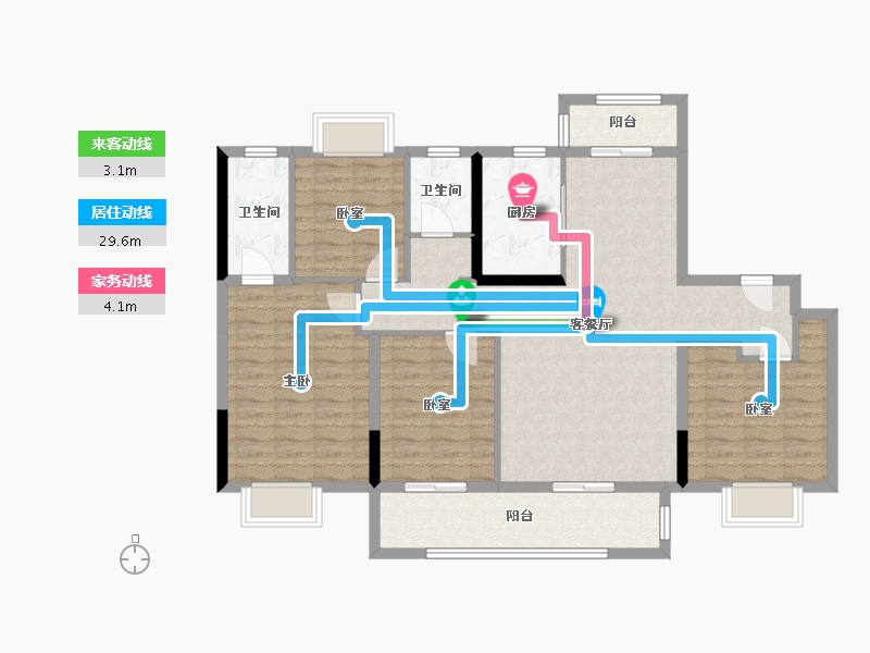 江西省-南昌市-华侨城五期-110.00-户型库-动静线