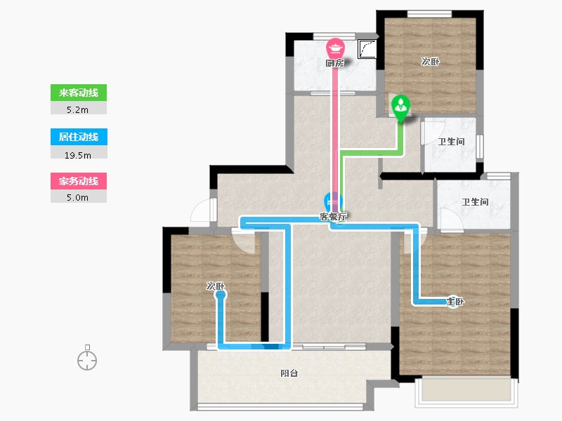 河南省-安阳市-多伦-101.00-户型库-动静线