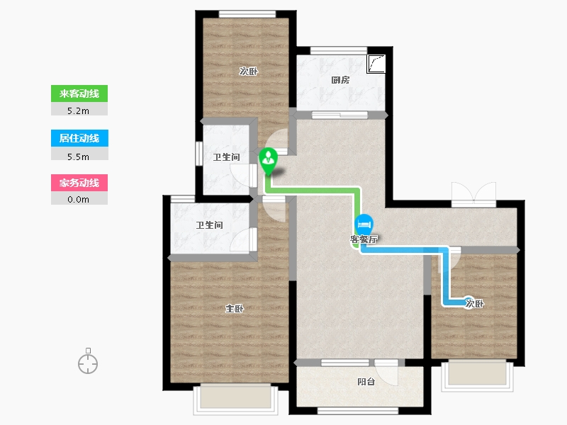 河北省-石家庄市-弘石湾-97.40-户型库-动静线