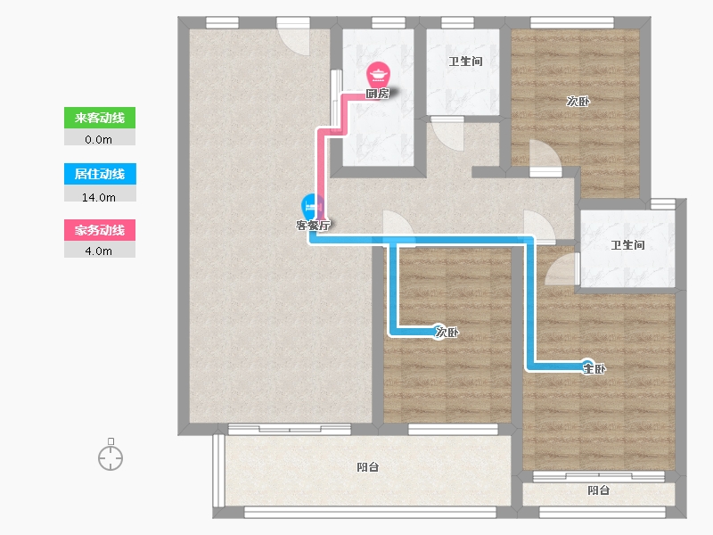 河南省-安阳市-泰和府商住小区-99.00-户型库-动静线