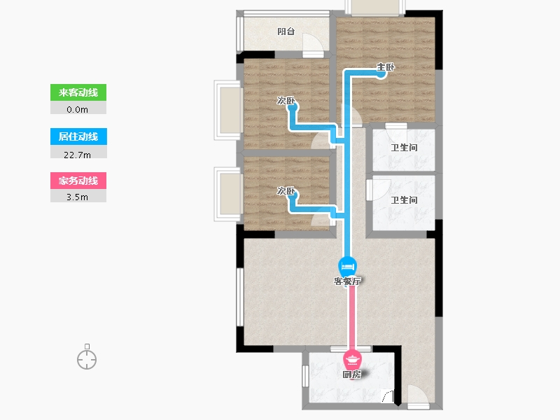 四川省-成都市-都会风尚-90.00-户型库-动静线