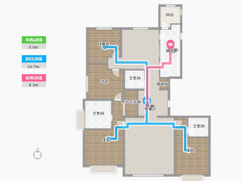 北京-北京市-懋源璟岳-201.46-户型库-动静线