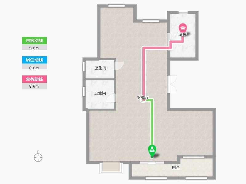 浙江省-嘉兴市-御景湾-112.98-户型库-动静线