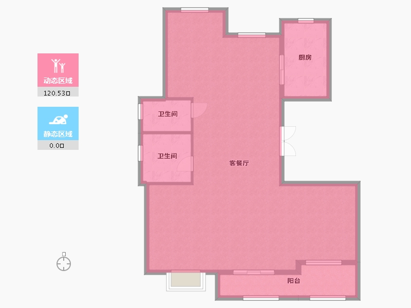 浙江省-嘉兴市-御景湾-112.98-户型库-动静分区