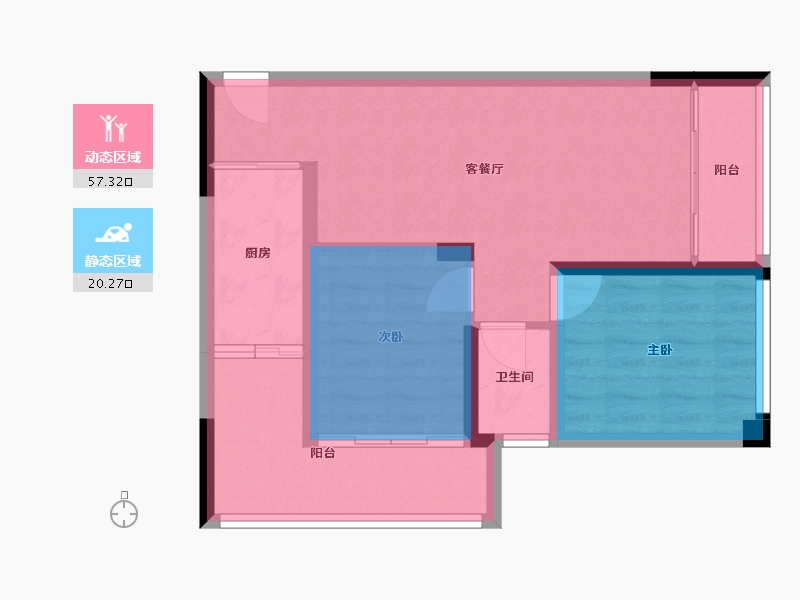 广西壮族自治区-河池市-豪门尊府-50.00-户型库-动静分区