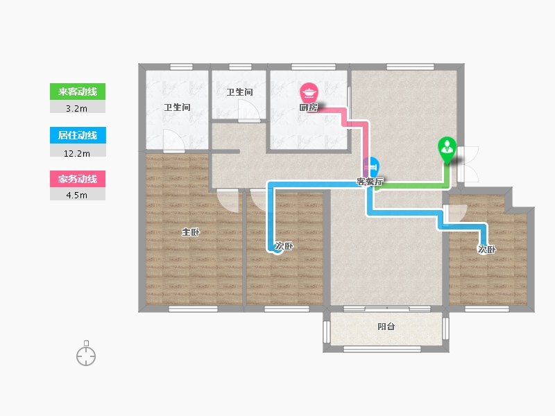 黑龙江省-哈尔滨市-鲁商悦未来-100.00-户型库-动静线