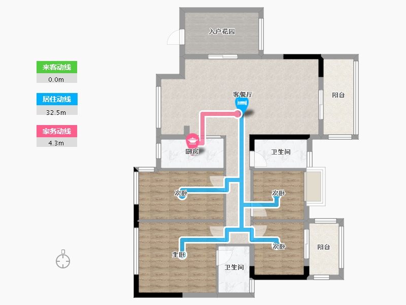 广东省-河源市-泰和中央-120.00-户型库-动静线