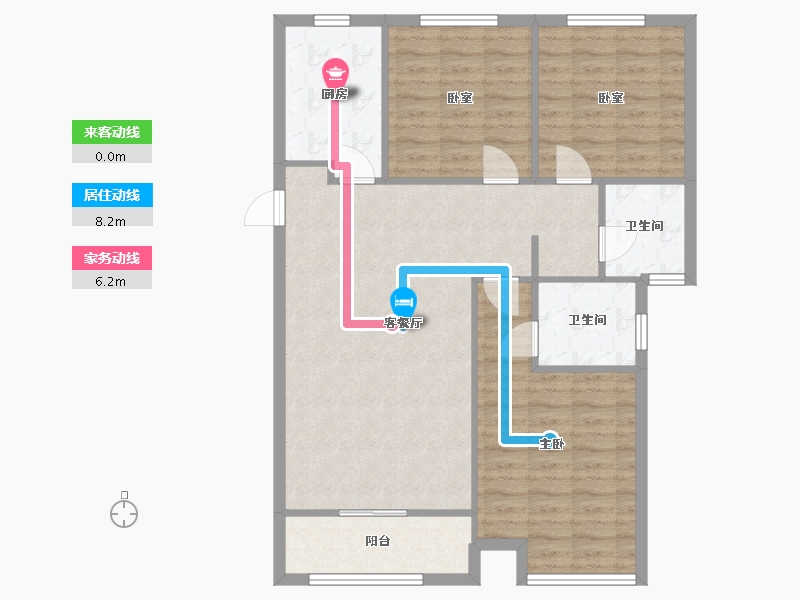 河南省-洛阳市-建业定鼎府三期-92.20-户型库-动静线