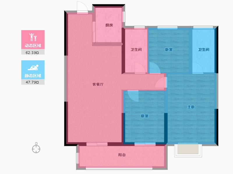 河南省-许昌市-鼎泰壹号院-99.00-户型库-动静分区