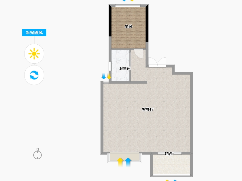 安徽省-合肥市-翡翠正荣府-96.00-户型库-采光通风