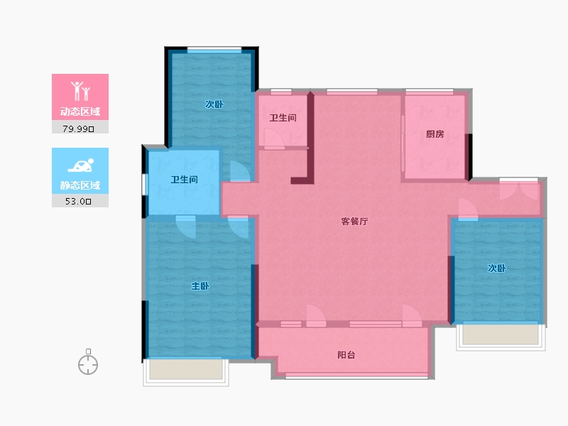 山东省-济南市-领秀城-120.00-户型库-动静分区