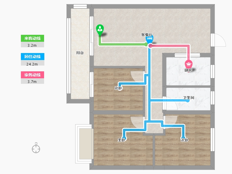 湖北省-武汉市-武汉二十四城-72.35-户型库-动静线