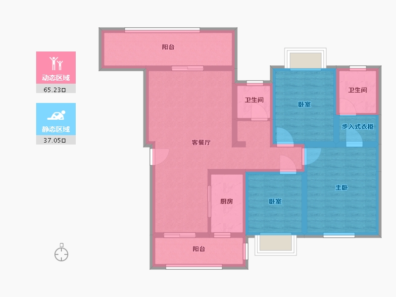 四川省-眉山市-天府水岸-120.00-户型库-动静分区