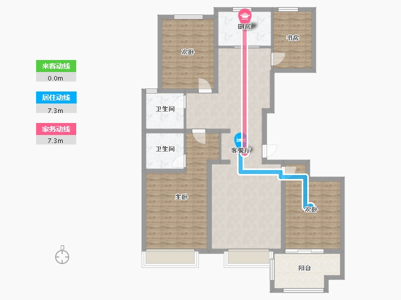 山东省-聊城市-星光和园-125.00-户型库-动静线