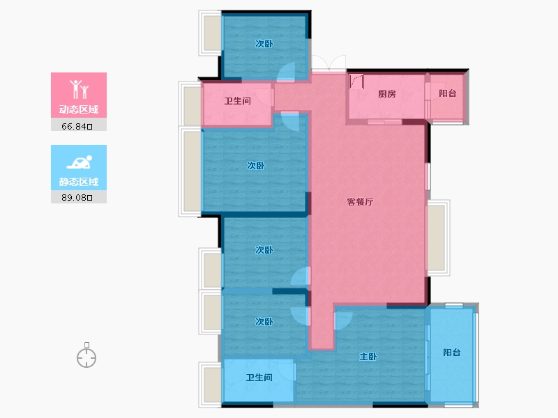 四川省-成都市-人居盛和林语-北区-140.00-户型库-动静分区