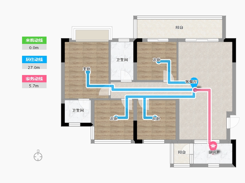 四川省-内江市-和喜 奥特莱斯-106.00-户型库-动静线