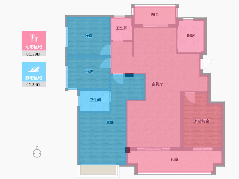 山东省-枣庄市-新华佳园-120.00-户型库-动静分区