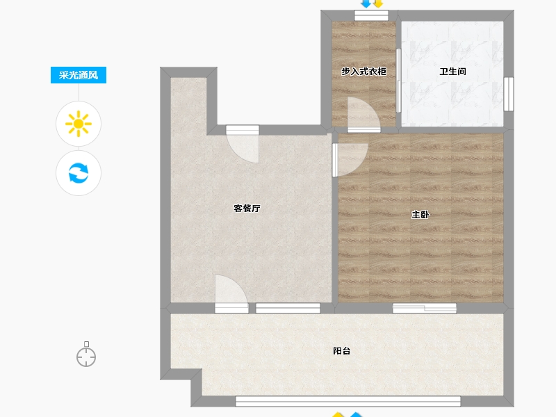 山东省-潍坊市-九里元筑-190.00-户型库-采光通风