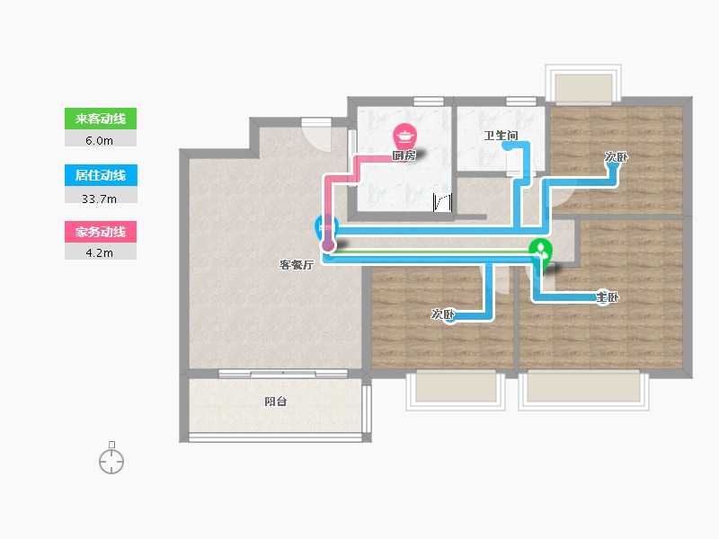 上海-上海市-嘉悦轩-88.00-户型库-动静线