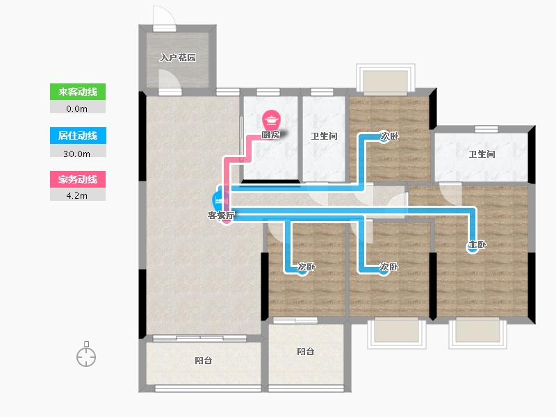 广东省-清远市-骏豪苑-109.77-户型库-动静线