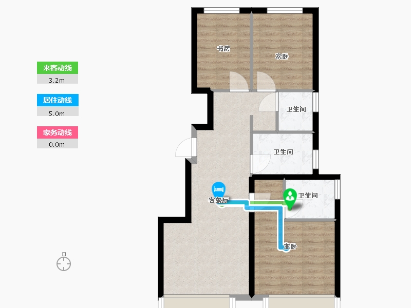 河北省-保定市-华远和府-70.00-户型库-动静线