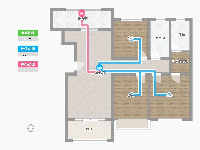 河南省-安阳市-中建柒号院-91.31-户型库-动静线