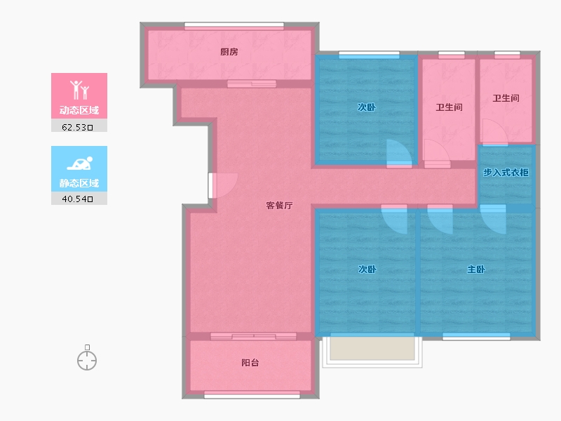 河南省-安阳市-中建柒号院-91.31-户型库-动静分区