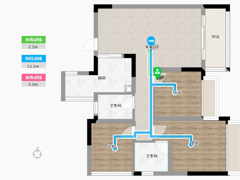 四川省-内江市-春天悦城-78.40-户型库-动静线