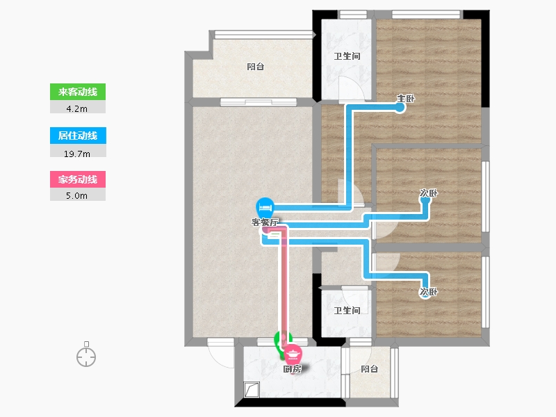 四川省-自贡市-大悦府-71.94-户型库-动静线