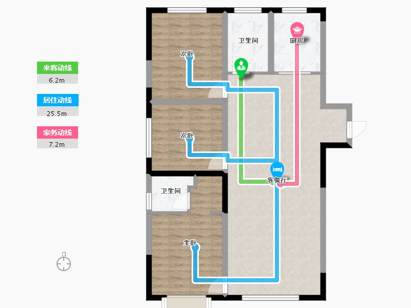 陕西省-榆林市-锦城-109.23-户型库-动静线