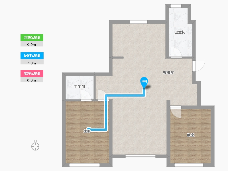 吉林省-吉林市-悦澜山-98.40-户型库-动静线