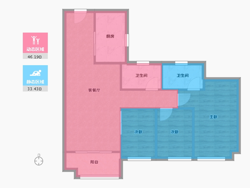 广东省-广州市-国贸-67.20-户型库-动静分区