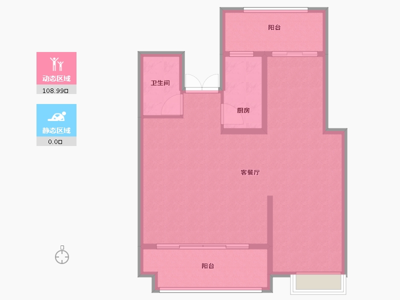 福建省-莆田市-莆田富力壹号半岛-100.00-户型库-动静分区